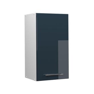 Vicco Armario Colgante Fame-line, Azul Oscuro Alto Brillo, 40 Cm