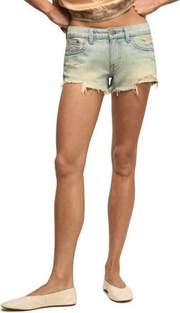 Lucky Brand Festival Ripped Cutoff Denim Shorts in Beach Bum Wash at Nordstrom, Size 30