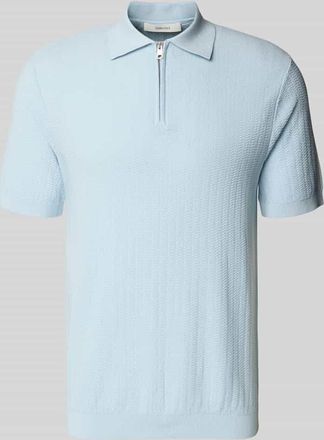 Selected Regular Fit Poloshirt aus reiner Bio-Baumwolle Modell CRAN in Sky, Gr&ouml;&szlig;e XXL