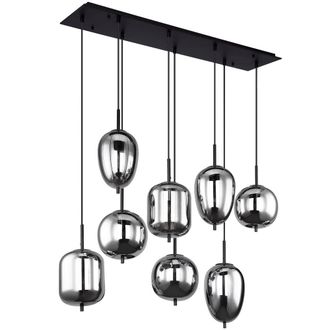 Globo Lighting L&aacute;mpara Colgante - Blacky - Negro - Vidrio Vidrio Ahumado - Globo