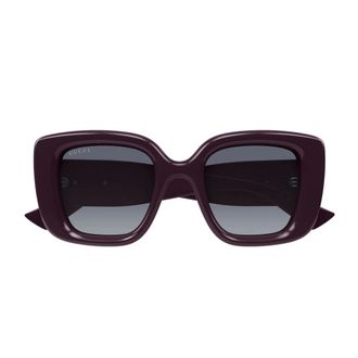 Gucci Sunglasses, female, Purple, Size: 50 MM Gg1975S Sunglasses