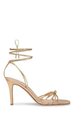 Gianvito Rossi Gwyneth 85 Sandals in Metallic Gold at Nordstrom, Size 36.5