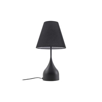 Lucande L&aacute;mpara de mesa de metal negro