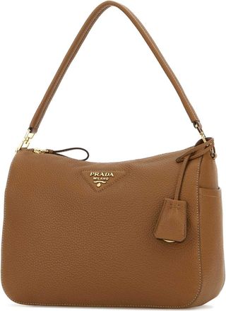 Prada Womens Camel Leather Medium Shoulder Bag Caramel 0 1 Borse A Mano