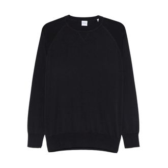 Aspesi Sweatshirts, male, Blue, Size: 2XL Crew Neck Sweatshirt