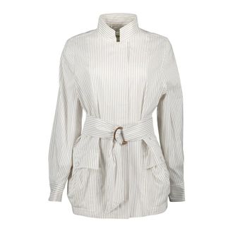 Fendi Dames, Jassen, Wit, Maat: S Katoen