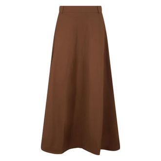 Max Mara Dames, Rokken, Bruin, Maat: XS Poliester