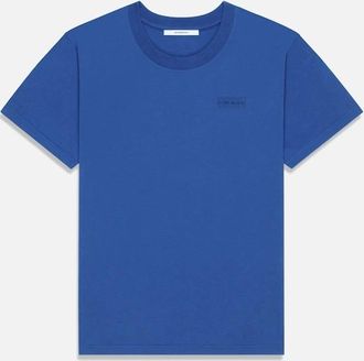 Givenchy Mens Regular Fit Branded T-shirt Blue - Size: 42