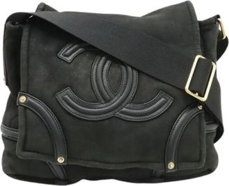 Chanel Pre-owned Shearling Schoudertas - Dames - Vintage Schoudertas - Zwart - ONE Size - Leer - Vintage