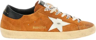 Golden Goose Brown Suede Superstar Sneakers