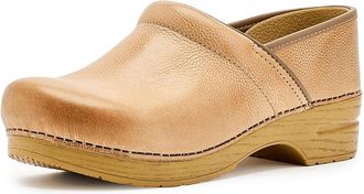 Dansko Professional Mens Clog Shoes Honey Distressed : EU 43 (US Mens 9.5-10) Wide, Leather