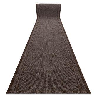 RugsX Rugsx - Felpudo Alfombra De Pasillo Con Refuerzo De Goma M&aacute;laga Marr&oacute;n 7058 100 Cm Brown 100x810 Cm