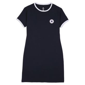 Converse CHUCK TAYLOR T-SHIRT DRESS aus Baumwolle, Polyester und Elasthan, sportlicher Stil