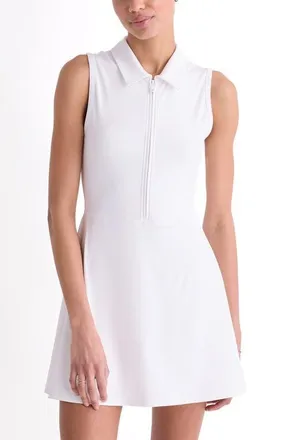Vineyard Vines Cotton Polo Minidress in White Cap at Nordstrom, Size Xx-Small