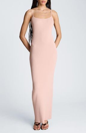 Kenneth Cole Ribbed Cami Sweater Dress in Rose at Nordstrom, Size X-Large