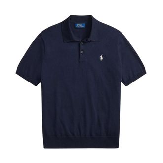 Polo Ralph Lauren Polo Shirts, male, Blue, Size: XL Short-sleeve Polo Shirt