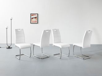 Hela Freischwinger »Flora, Esszimmerstühle« (Set) 4 Stk.Schwingstuhl Set: 1,2 oder 4 Stück, hoher Sitzkomfort