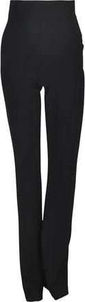 La Petite Robe Di Chiara Boni Wide Trousers, female, Black, Size: L Black Trousers Petite Robe Style