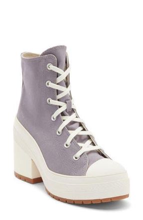 Converse Chuck 70 Luxe Heel High Boot in Mauve Stone at Nordstrom Rack, Size 5.5