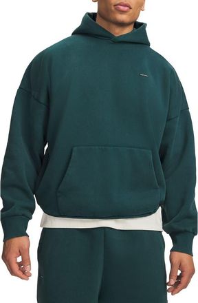 Under Armour Icon Heavyweight Fleece Pullolver Hoodie in Arden Green at Nordstrom, Size Xx-Large