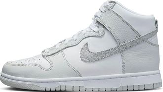 Nike (WMNS) Nike Dunk High Silver Glitter Swoosh FJ4578-100