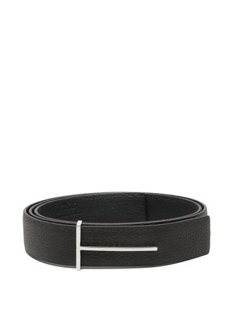 Tom Ford Soft Grain Leather Slim T Belt H. 28Mm
