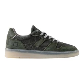 D.A.T.E. Sneakers, male, Green, Size: 10 US Camoscio Sneaker