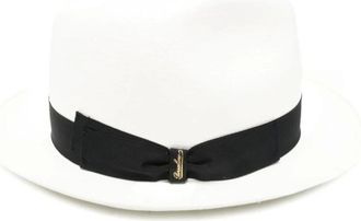 Borsalino Hats, female, White, Size: L Monica Panama Fine