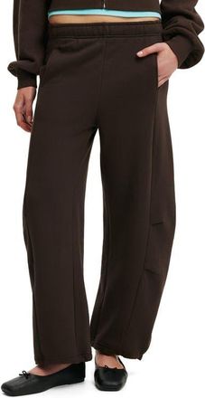 Cotton On Womens Barrel Leg Sweatpant in Dark Oak at Nordstrom, Size Xx-Small