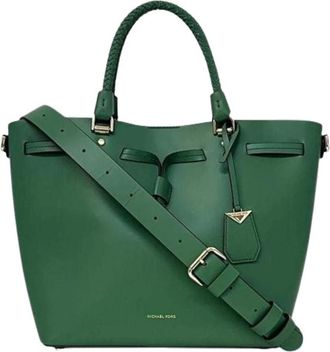 Michael Kors Pre-owned Leren Schoudertas - Dames - Vintage Shopper - Groen - ONE Size - Leer - Vintage