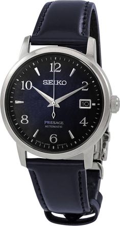 Seiko Presage Cocktail Time Automatic Blue Dial Mens Watch SRPE43