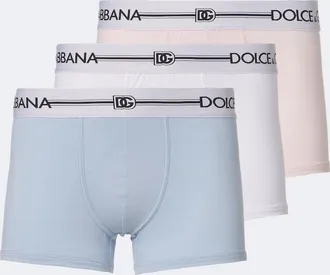 Dolce & Gabbana Set de 3 b&oacute;xer briefs de jersey de algod&oacute;n