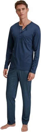 CALIDA Heren, Nachtkleding & Lounge, Blauw, Maat: L
