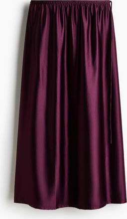 H&M Jupe mit Kordelzug - Red