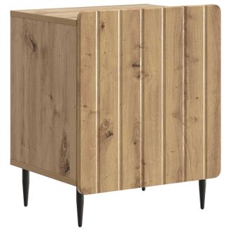 vidaXL Armario De Noche Roble Artesanal 43 X 34,5 X 52 Cm Vidaxl