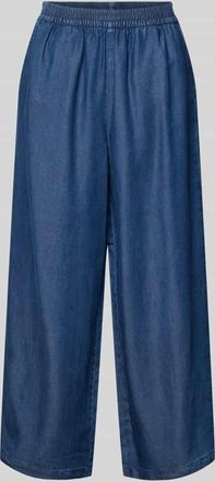 Only Relaxed Fit Culotte aus reinem Lyocell Modell CHARIS in Jeansblau, Gr&ouml;&szlig;e XL