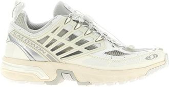 Salomon White Round Toe Sneakers