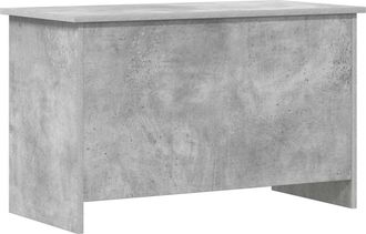 vidaXL Ba&uacute;l De Almacenamiento Gris Hormig&oacute;n 80 X 40 X 50 Cm Vidaxl