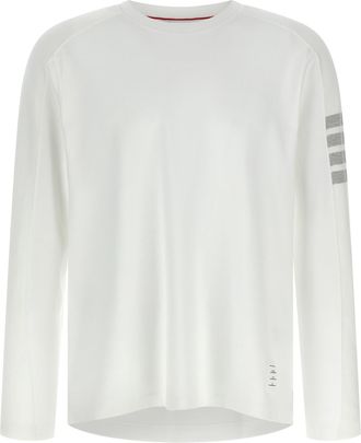 Thom Browne 4bar T Shirt Bianco-Uomo
