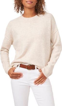 Vince Camuto Exposed Seam Crewneck Sweater in Malted Brown at Nordstrom Rack, Size Xx-Large