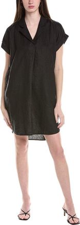 Eileen Fisher Eileen Fisher Petite Mini Notch Collar Linen Dress