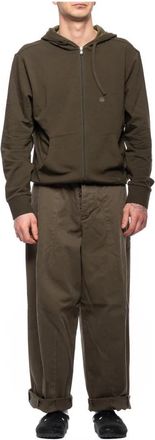 Polo Ralph Lauren Zip Through Hoodie - Heren - Vesten met rits - Groen - XL - Katoen - Hoodies & sweatvesten