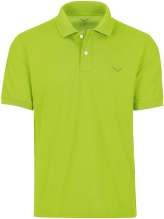 Trigema Poloshirt TRIGEMA TRIGEMA Poloshirt DELUXE Piqu&eacute;, Damen, Gr. 4XL, lemon, 100% Baumwolle, Basic, Shirts Poloshirt