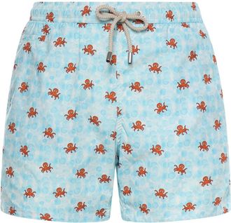 MC2 Saint Barth Zwembroek met Verlichting - Heren - Strandmode - Blauw - 2XL - Polyester - Badmode