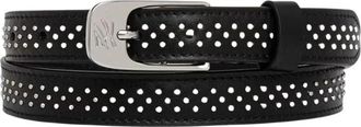 Karl Lagerfeld K/Autograph Riem - Dames - Riemen - Zwart - 95 CM - Leer - Accessoires