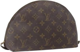 Louis Vuitton Pre-owned Clutches, female, Brown, Size: ONE SIZE Pre-owned Monogram Cosmetic Pouch