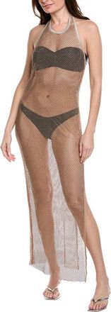 SIMKHAI Simkhai Inaya Halter Neck Midi Dress