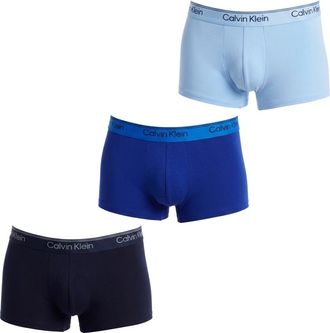 Calvin Klein Microfibre Stretch Low-Rise Boxers (3-pack) - Heren - Onderbroek - Veelkleurig - L - Polyester - Ondergoed