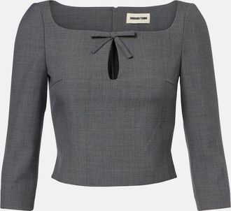 Shushu/Tong Bow-detail cutout top