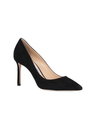 Jimmy Choo London Womens With Heel Black Outer: Goat Leather High Shoes